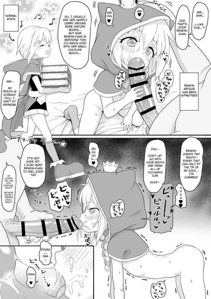 Bikini Renkin Arthur-chan 4 Page Manga- Kaku-san-sei million arthur hentai Reluctant