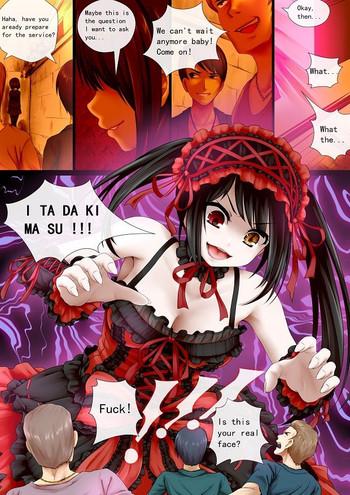 Eng Sub Kurumi's Parallel Timeline- Date a live hentai Anal Sex