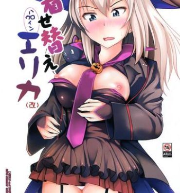 Straight Porn Kisegae Halloween Erika- Girls und panzer hentai Foreplay