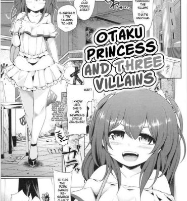 Twerk Otaku Princess and Three Villains- Original hentai Suckingcock